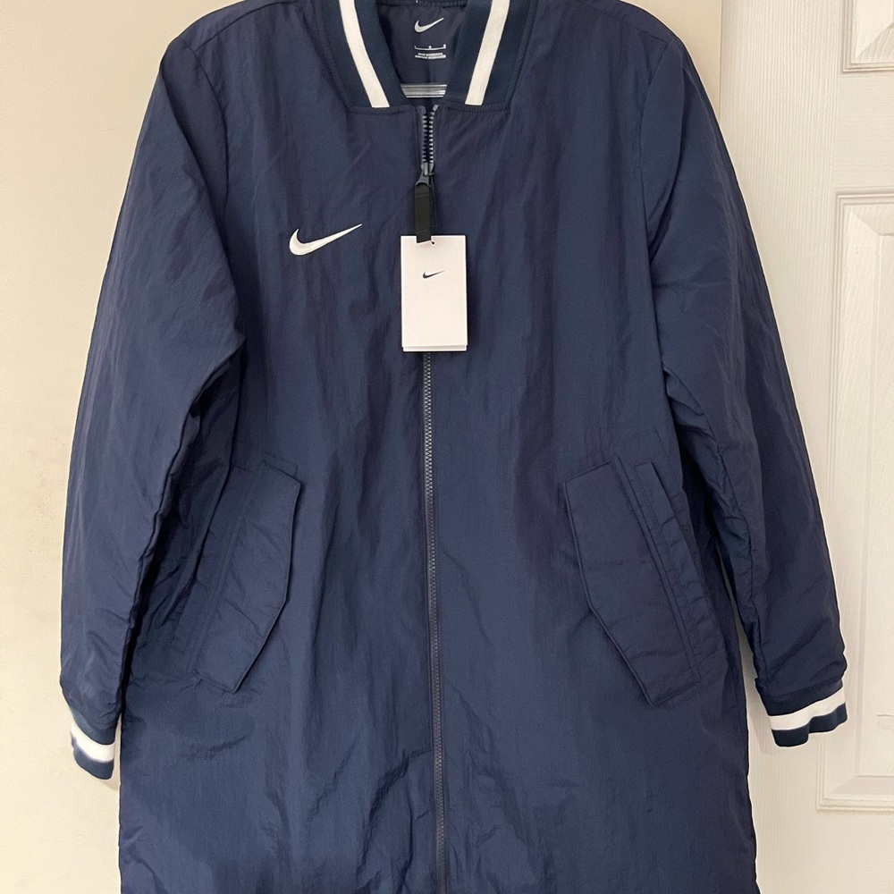 Nike Womens Deep Blue Bomber Jacket